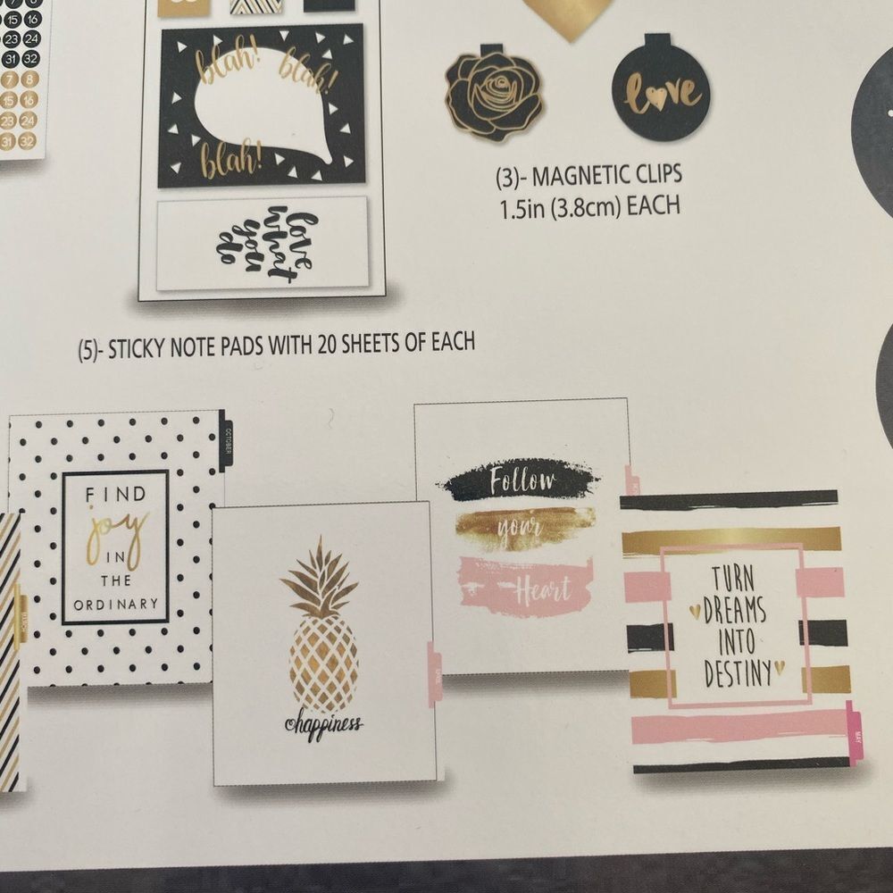 ✨🌸📆 ADORABLE 12 month planner kit✨ You go girl!✨ - Picture 9 of 12